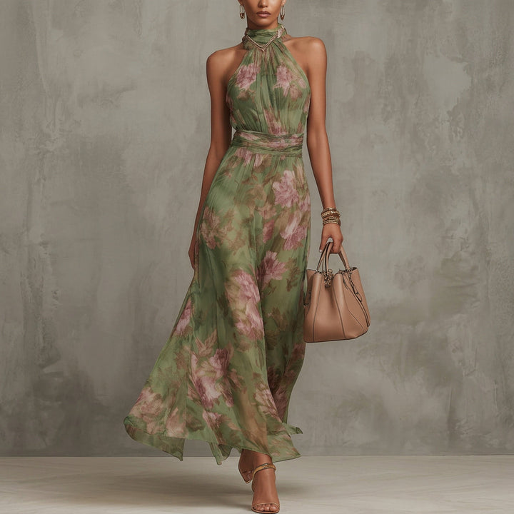 Anni – maxi dress with floral pattern