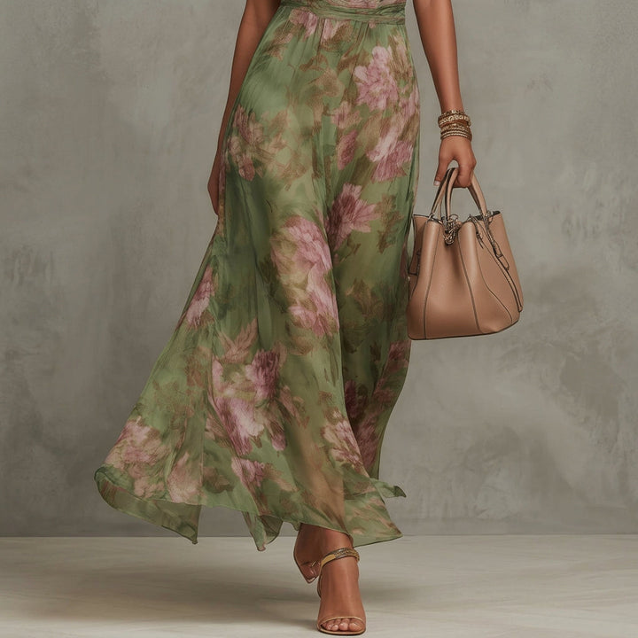 Anni – maxi dress with floral pattern