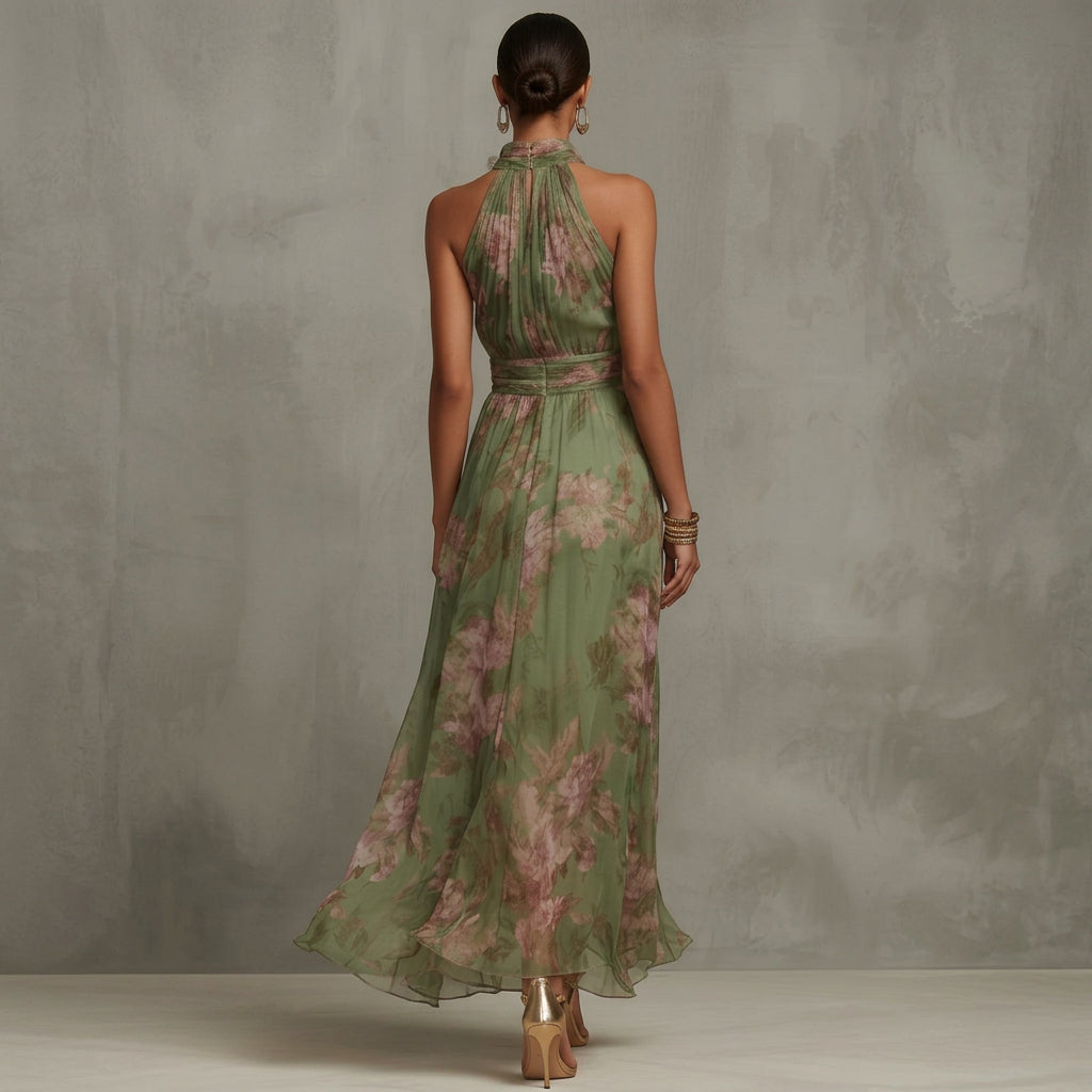 Anni – maxi dress with floral pattern