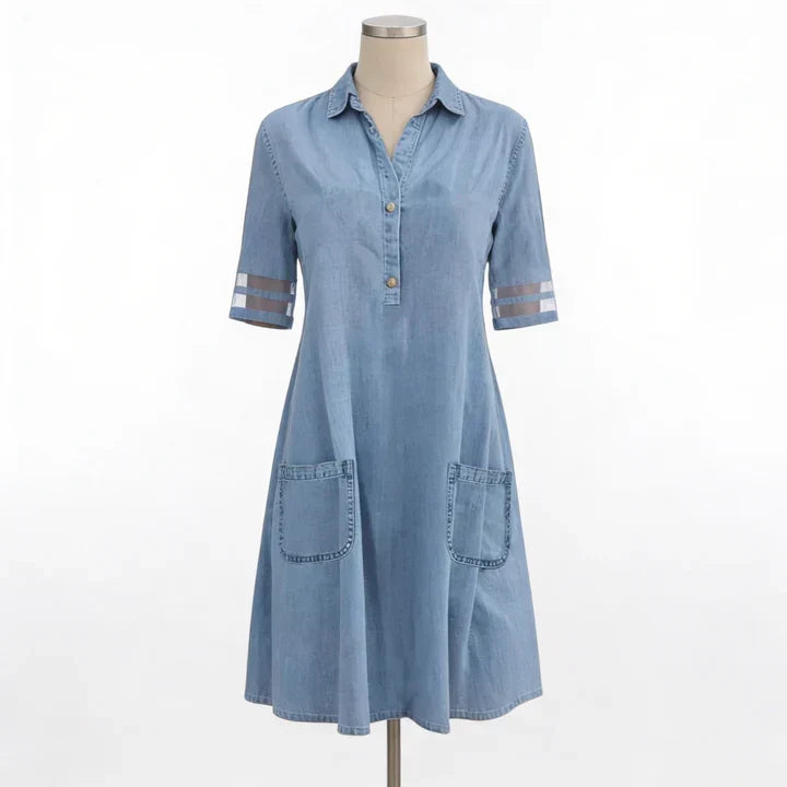 Brittany | Figure-Flattering Denim Dress