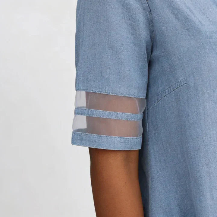 Brittany | Figure-Flattering Denim Dress