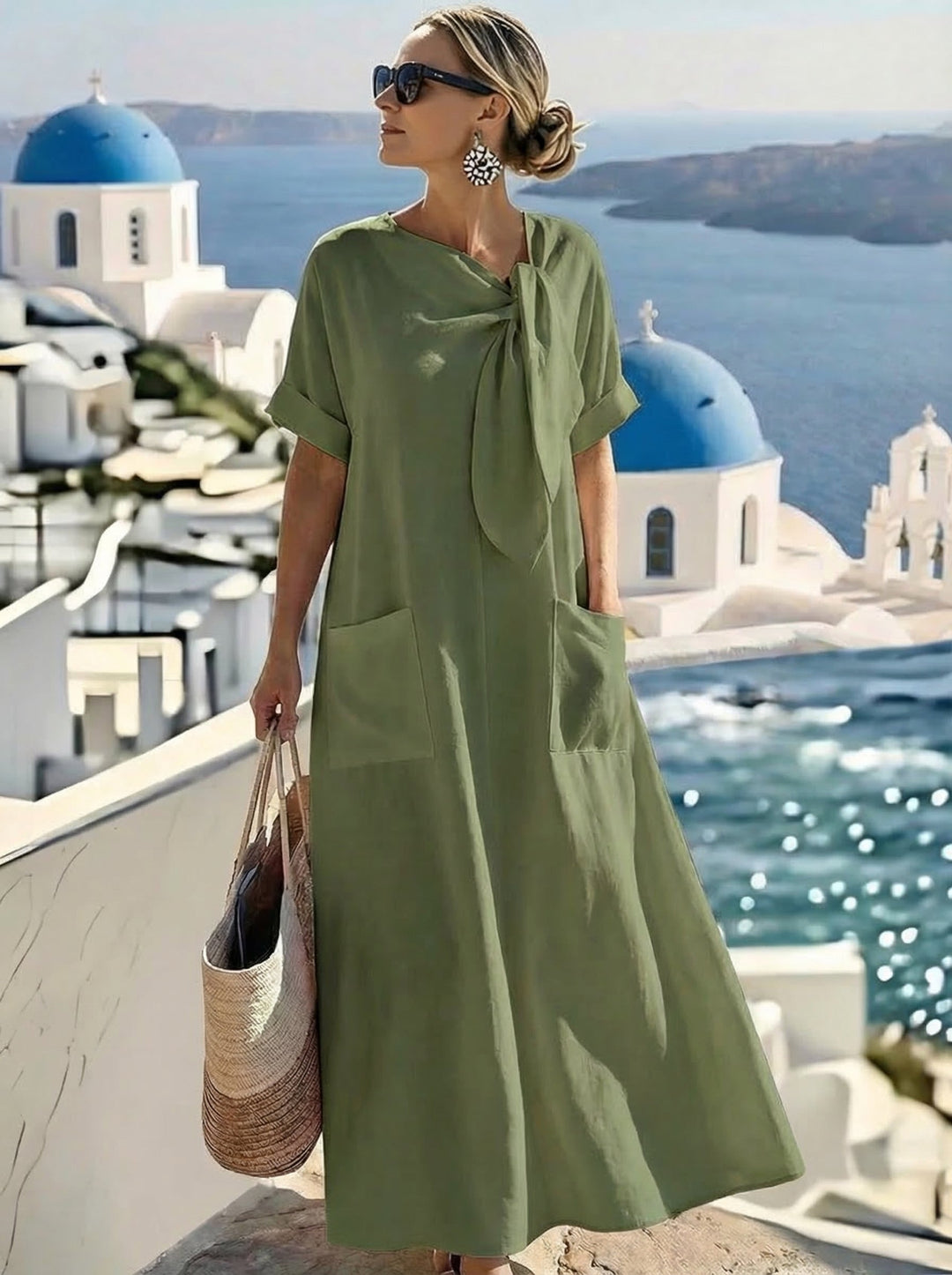 Fleur™ Stylish Dress with Pockets