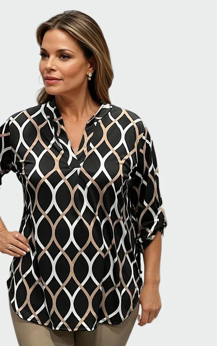 Long shirt with elegant design