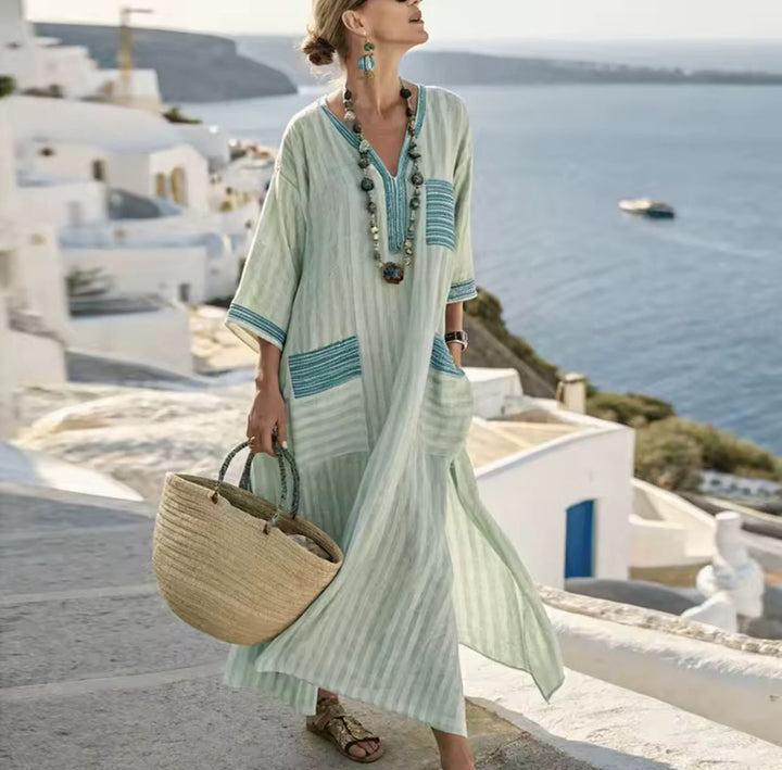 Elegant Mary - Long Summer Dress for a Stylish Summer Look