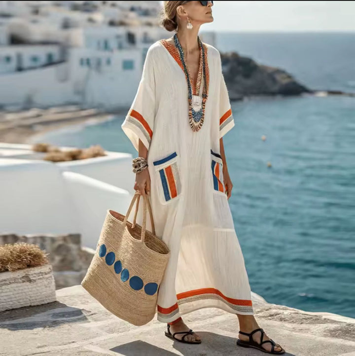 Elegant Mary - Long Summer Dress for a Stylish Summer Look