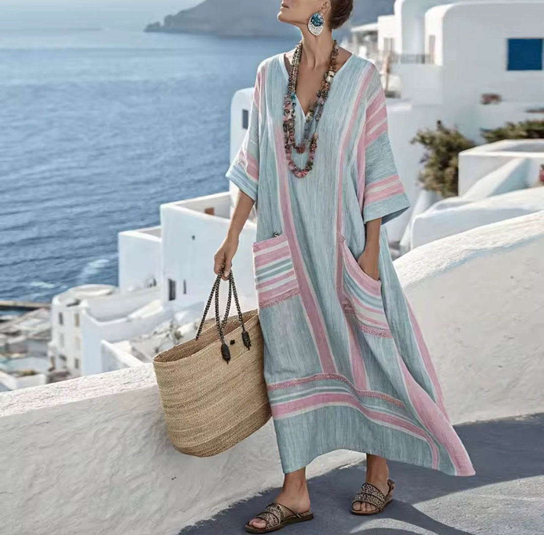 Elegant Mary - Long Summer Dress for a Stylish Summer Look