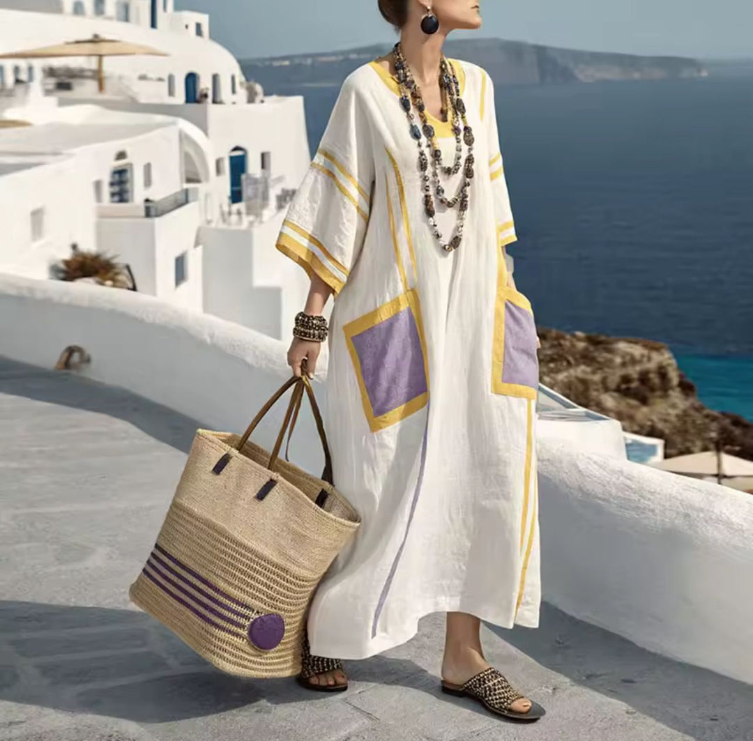 Elegant Mary - Long Summer Dress for a Stylish Summer Look
