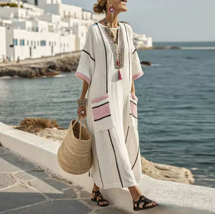 Elegant Mary - Long Summer Dress for a Stylish Summer Look