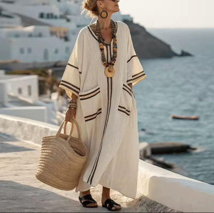 Elegant Mary - Long Summer Dress for a Stylish Summer Look