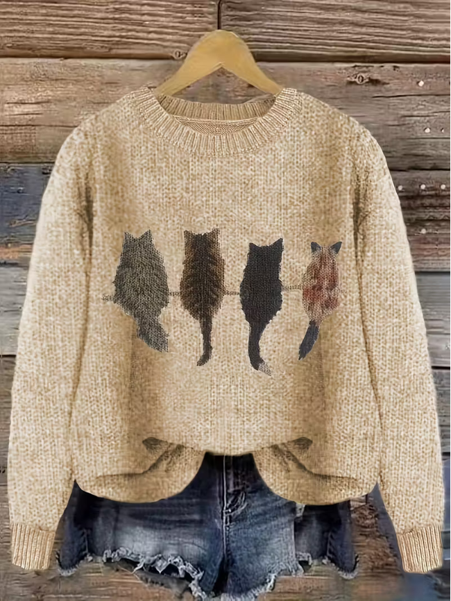 Nivra | Artistic Knit Sweater