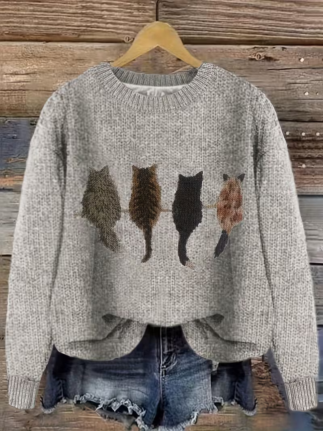 Nivra | Artistic Knit Sweater