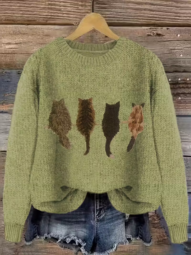 Nivra | Artistic Knit Sweater