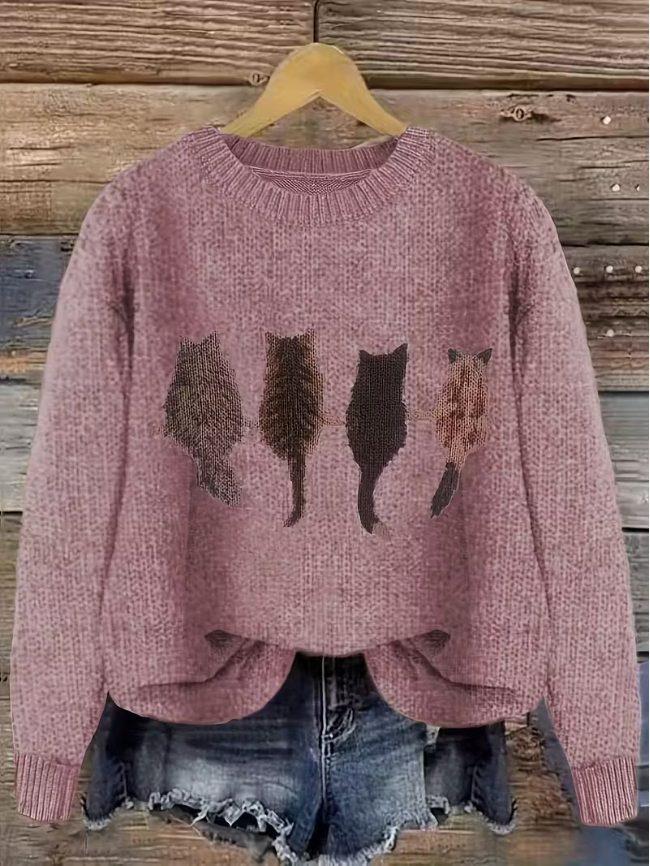 Nivra | Artistic Knit Sweater