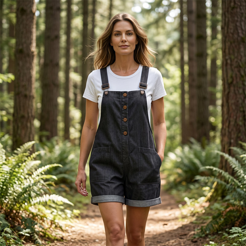Alicja™ | Retro Jumpsuit with Adjustable Straps