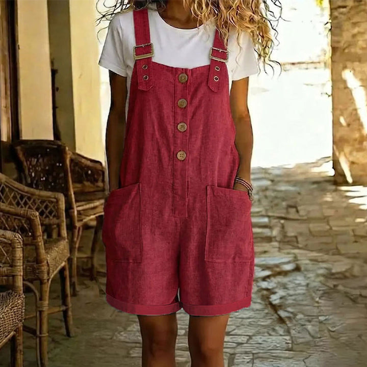 Alicja™ | Retro Jumpsuit with Adjustable Straps