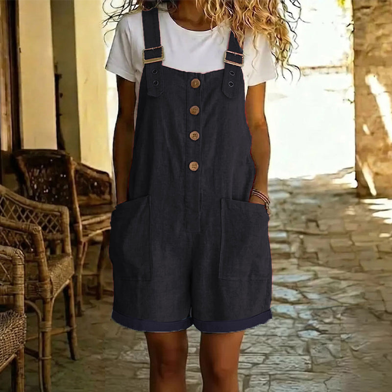 Alicja™ | Retro Jumpsuit with Adjustable Straps