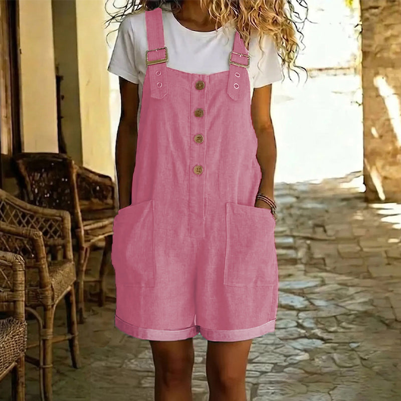 Alicja™ | Retro Jumpsuit with Adjustable Straps