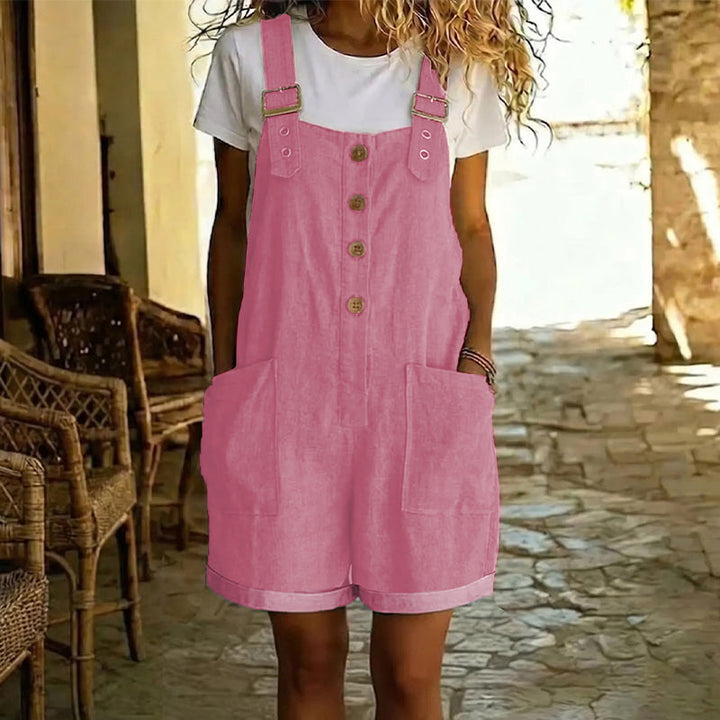 Alicja™ | Retro Jumpsuit with Adjustable Straps