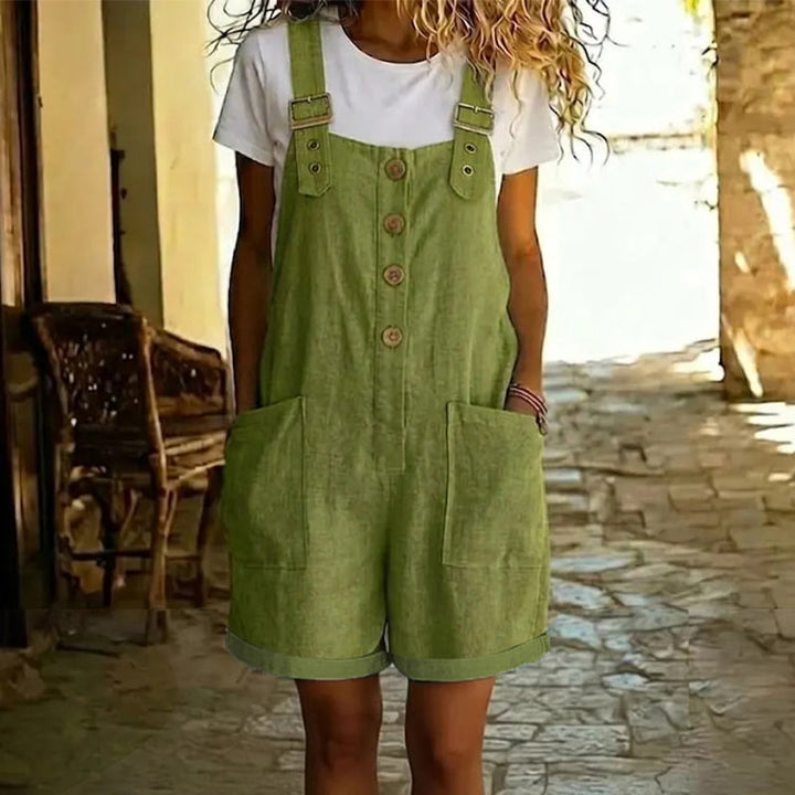 Alicja™ | Retro Jumpsuit with Adjustable Straps