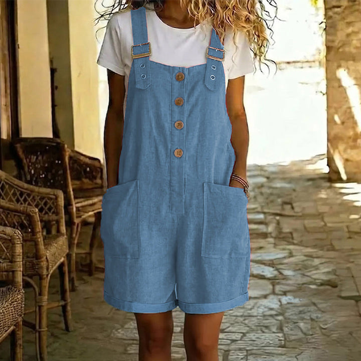 Alicja™ | Retro Jumpsuit with Adjustable Straps