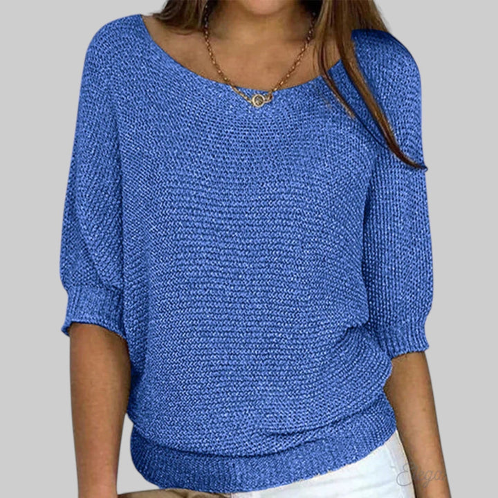 Luigia - Stylish Cable Knit Sweater