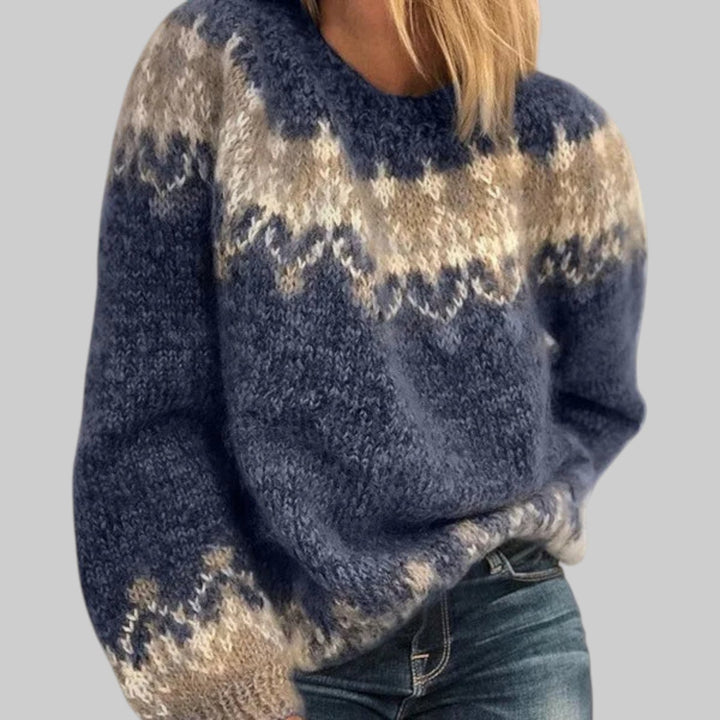 Elsa - Long-sleeve Rugby-style Sweater