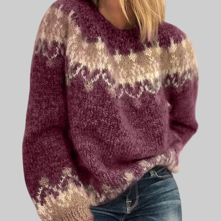 Elsa - Long-sleeve Rugby-style Sweater
